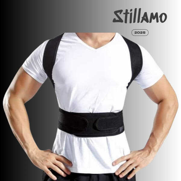 Rygghållare för män – Justerbart ryggstöd för bättre hållning och komfort