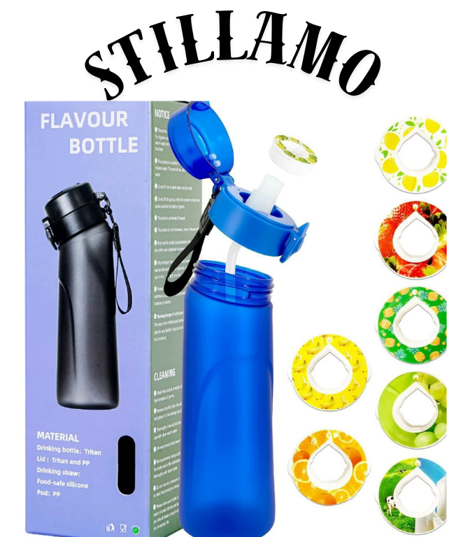 Flavour Bottle – Gör ditt vatten till en smakupplevelse ( 7 poddar ingår ) 750ml