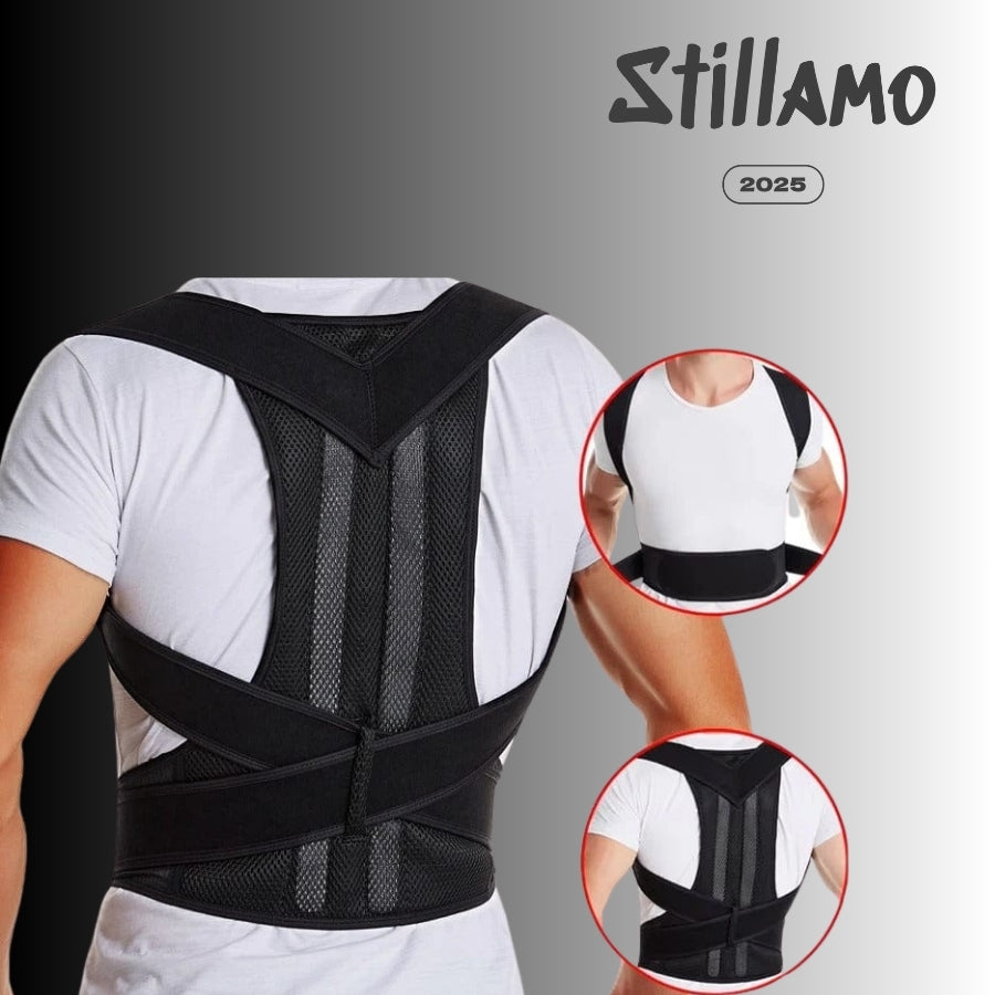 Rygghållare för män – Justerbart ryggstöd för bättre hållning och komfort