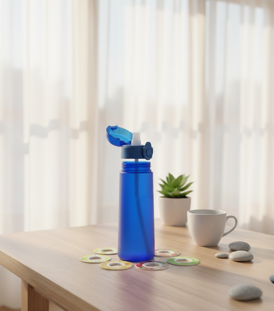 Flavour Bottle – Gör ditt vatten till en smakupplevelse ( 7 poddar ingår ) 750ml