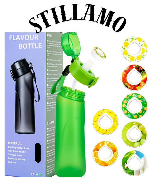 Flavour Bottle – Gör ditt vatten till en smakupplevelse ( 7 poddar ingår ) 750ml