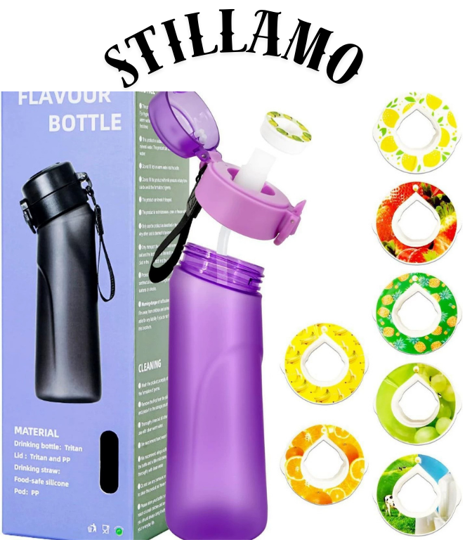 Flavour Bottle – Gör ditt vatten till en smakupplevelse ( 7 poddar ingår ) 750ml