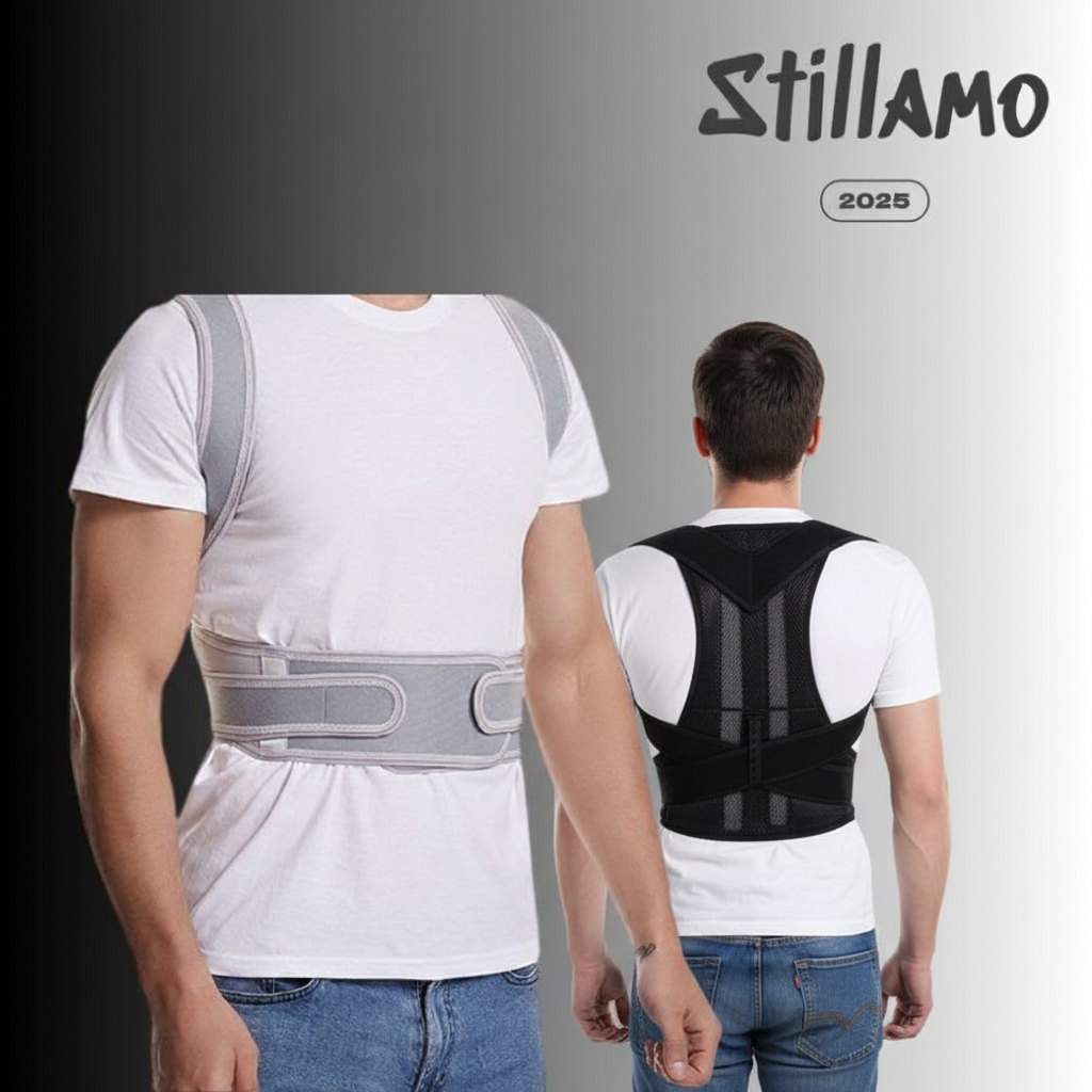 Rygghållare för män – Justerbart ryggstöd för bättre hållning och komfort