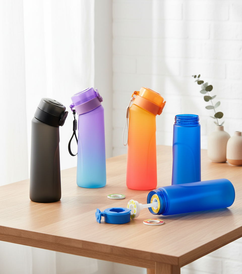 Flavour Bottle – Gör ditt vatten till en smakupplevelse ( 7 poddar ingår ) 750ml