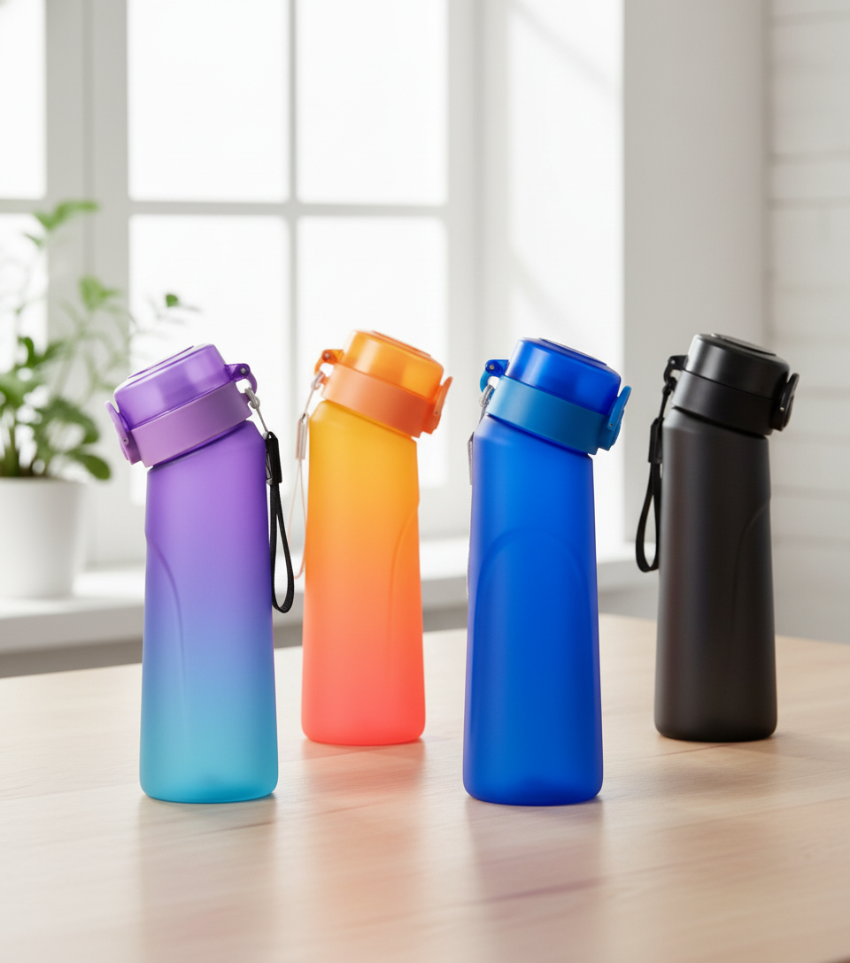 Flavour Bottle – Gör ditt vatten till en smakupplevelse ( 7 poddar ingår ) 750ml